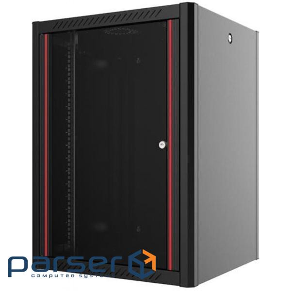 Шафа настінна Mirsan WTN 19" 16U 600x450, RAL 9005 (MR.WTN16U45DE.01)