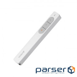 Бездротовий презентер 2.4 G з лазерною указкою, USB (LP15 White)