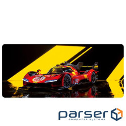 Коврик 300*800 тканинний Ferrari 499P з боковою прошивкою, толщина 3 мм, Пакет (C18383)