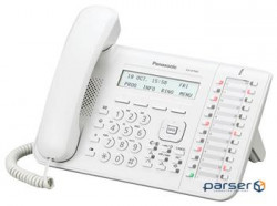Системний телефон Panasonic KX-DT543RU White (цифровой) для АТС Panasonic