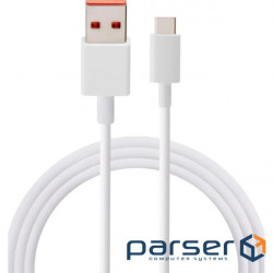 Cable XIAOMI 6A Type-A to Type-C 1m White (BHR6032GL)