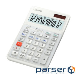 Калькулятор Casio JE-12E-WE-WA-EP, білий (CALC-CAS-JE-12E-WE-W)