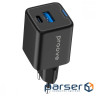 СЗУ Proove Pocket GaN Plus 25W (Type-C + USB) black (WCPG25111201)