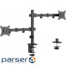 Desktop mount for 2 monitors GEMBIRD MA-D2-03 17"-32" Black