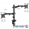 Desktop mount for 2 monitors GEMBIRD MA-D2-03 17"-32" Black