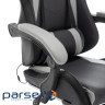 Крісло ігрове AGN 3 клас,120 кг, 100мм, RGB підсвітка, чорно-сіре (AGN09-25)