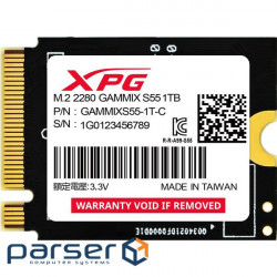 Storage device SSD M.2 2230 1TB GAMMIX S55 ADATA (SGAMMIXS55-1T-C)