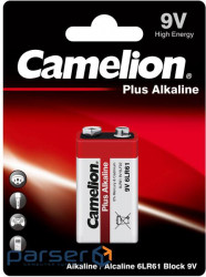 Батарейка Camelion Plus Alkaline Крона (6LR61) 1 шт (C-11100122) (4260033150363)