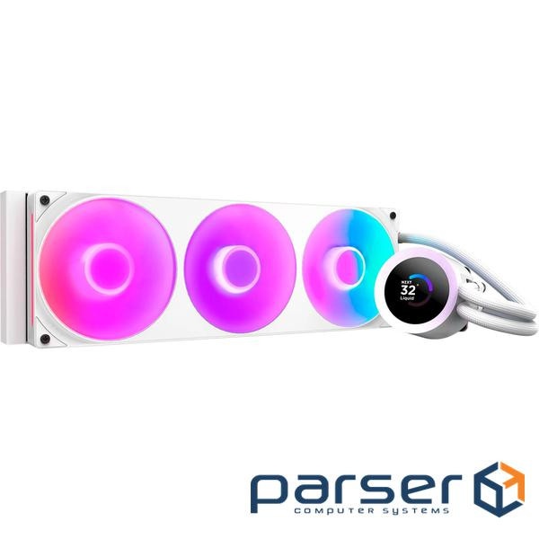 Водяне охолодження для ПК NZXT,Kraken Plus RGB V2-360 mm AIO liquid cooler White (RL-KR360-W2)
