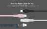 Дата кабель USB 2.0 AM to Lightning 1.0m BRAIDED SILICONE black Belkin (CAA010BT1MBK)