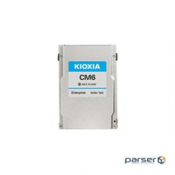 Kioxia SSD KCM6XRUL960G CM6-R 960GB PCIe4.0 NVMe1.4 2.5" SIE BiCS FLSH TLC Bare