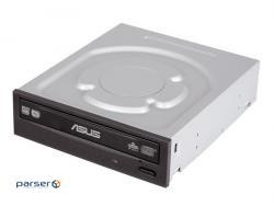 Привод DVD+-R/RW 24x SATA gift, чорний Asus ODD DRW-24B3ST/BLK/G/ AS (90-D40HO