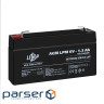 Accumulator battery LOGICPOWER LPM 6 - 1.3 AH (6В, 1.3Ач) (4157)