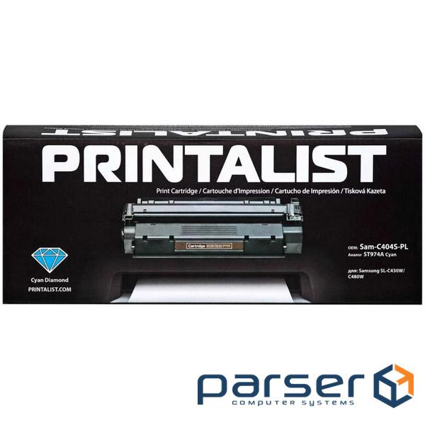 Картридж Printalist Samsung SL-C430W/C480W, ST974A Cyan (Sam-C404S-PL)