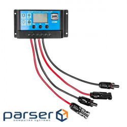 Neo Tools solar panel controller, 20A, 12/24V, two USB, reverse current protection MOS (90-150)