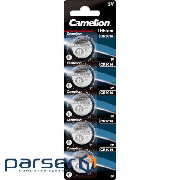 Батарейка CAMELION Lithium CR2016 5шт/уп (13005016) (Camelion CR2016-BP5)