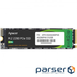 SSD APACER AS2280P4X 512GB M.2 NVMe (AP512GAS2280P4X-1)