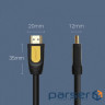 Кабель UGREEN HD101 Round Cable HDMI v2.0 5м Black (10167)