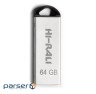 Флеш-накопичувач USB 64GB Hi-Rali Fit Series Silver (HI-64GBFITSL)