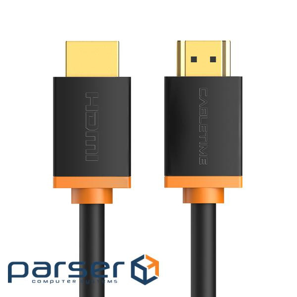 Відео кабель CableTime HDMI (M) - HDMI (M), 2.0V, 30-28AWG, 4K/60Hz, 5 м (CH23P) (CA915309)