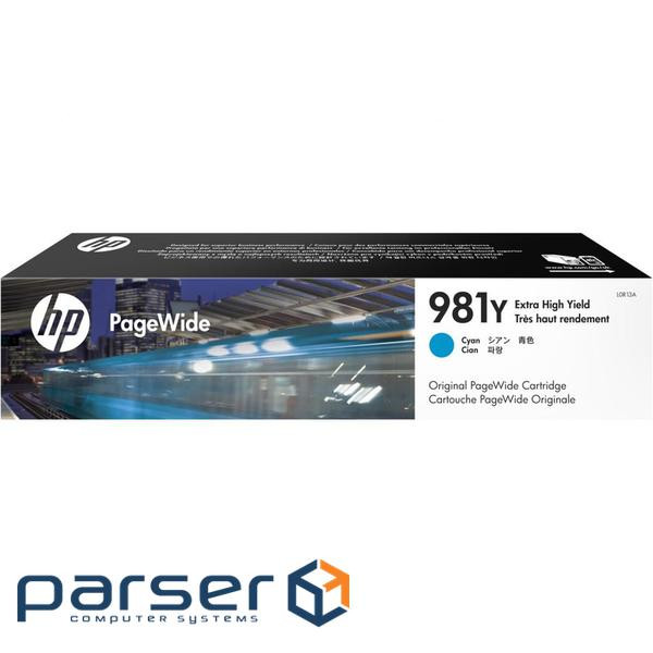 Картридж HP 981Y PageWide Enterprise 556/ 586 (16000 стр) Cyan (L0R13A)