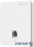 Точка доступу Ruijie Reyee RG-RAP1200(F) (AC1300, 1xFE, wall plate, MU-MIMO, PoE, Ruijie Cloud)