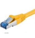 Патч-корд екранувань RJ45 SFTP6a 1.5m, patch AWG27 D=6.0mm LSOH Gold Cu, жовтий (75.09.5601-10)