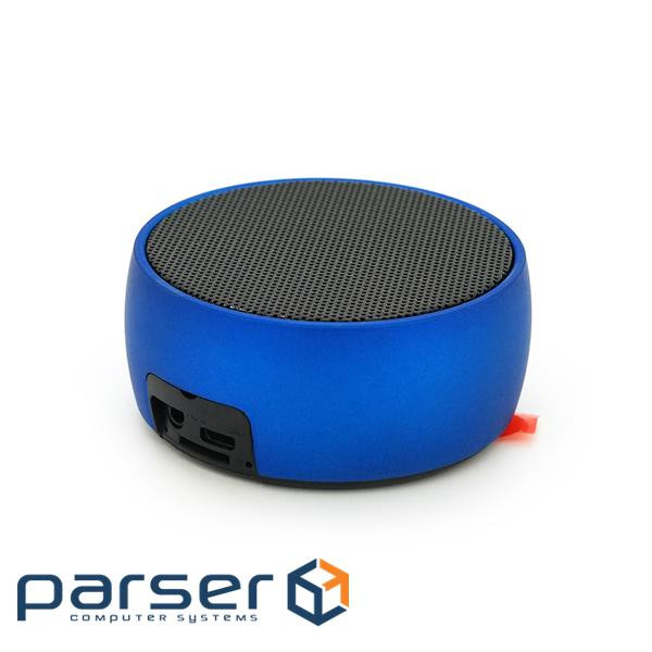 Бездротовий Bluetooth динамік BS01, 5W, 1000mAh, дистанція-10m, Blue, Corton BOX (BS01-B)