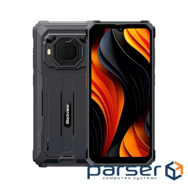 Смартфон Blackview BV6200 Plus 6.56" 8/128ГБ, 2SIM, 11000мА год, чорний UA (6931548326496)