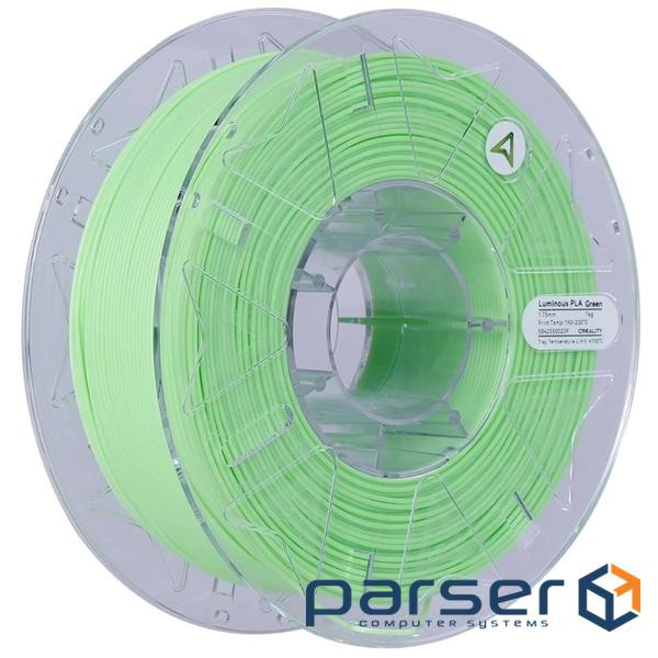 Пластик для 3D-принтера Creality PLA Hyper Luminous 1.75mm, 1kg, green (3301010541)