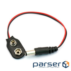 Перехідник 9V крона (кутовий) - роз&apos,єм живлення 5.5х2.1 (32480) 2.1 (32480)