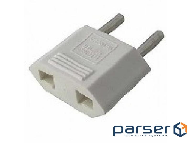 Перехідник на євророзетку TEFAL White, в упаковці 100 штук, ціна за штуку (YT-AEOTf/W)