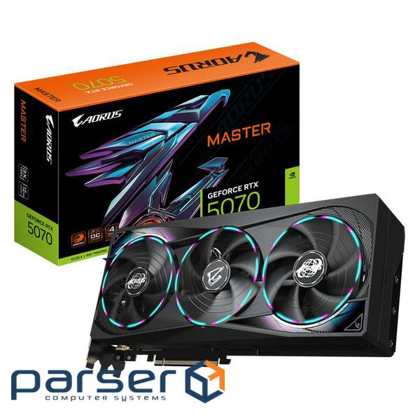 Відеокарта AORUS GeForce RTX 5070 Master 12G (GV-N5070AORUS M-12GD)