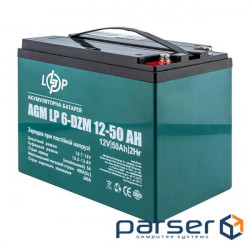 Акумуляторна батарея тягова LOGICPOWER LP 6-DZM-50 (12В, 50Агод ) (LP10063)