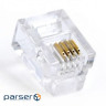 Конектор CABLEXPERT RJ-11 UTP Cat.5e 100шт / уп (MP-6P4C/100)