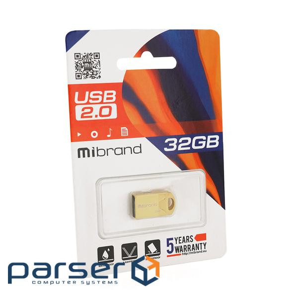 Флеш-накопичувач Mibrand Puma, USB 2.0, 32GB, Metal Design, Blister (MiPa / 32)