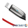 Дата кабель USB 2.0 AM to Lightning 2.0m 2.4A red Baseus (CALSP-C09)