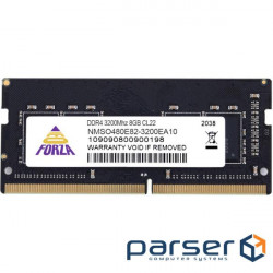 Модуль пам'яті NEOFORZA Plug-n-Play SO-DIMM DDR4 3200MHz 8GB (NMSO480E82-3200EA00)