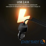 Зарядний пристрій Promate 17W USB + Lightning (voltrip-i.black)