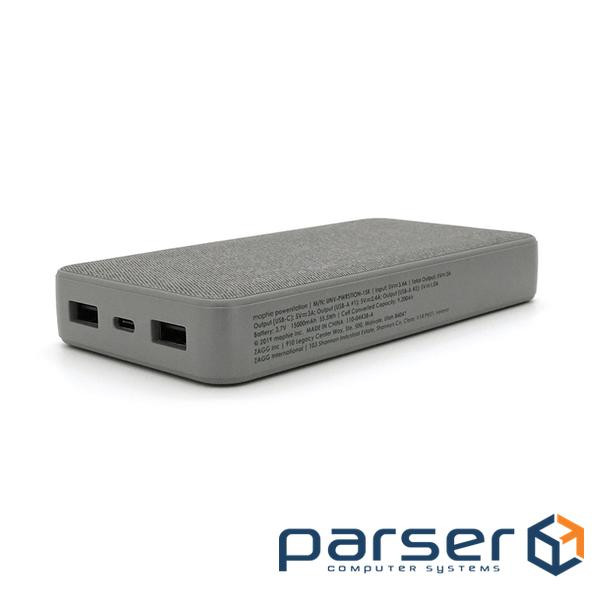PowerbankTtec Mophie15000mAh, Output: 2*USB + Type-C, 20W, Gray, Q20 (XL)