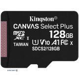 Memory card Kingston 128GB microSDXC Class 10 Canvas Select Plus 100R A1 (SDCS2/128GBSP)