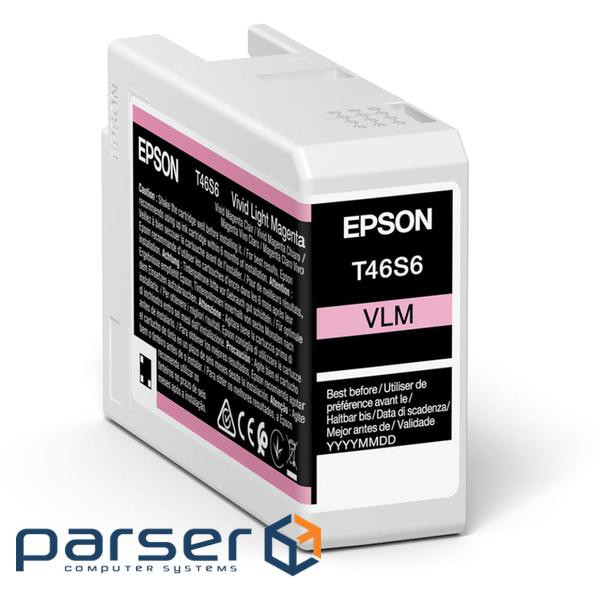 Картридж стуменевий яскраво світло малиновий для S C-P700 EPSON Vivid Light Magenta T46 (C13T46S60N)