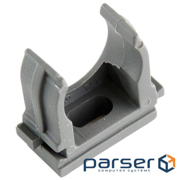 Клипса для гофры 20 мм серая(пач. 50 шт.) APRO