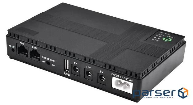 Джерело безперебійного живлення для роутера TTN DC1018, Black, 10400 mAh (18Wh), 1xDC (1 (ML-DC1018)