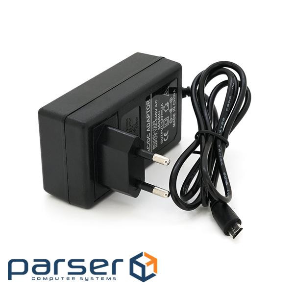Імпульсний адаптер живлення XS-1230 12В 3А (36Вт) 220V-microUSB, довжина 0,9 (XS-1230-220V-microUSB) 0,9 (XS-1230-220V-microUSB)