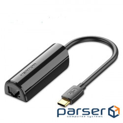 Перехідник USB3.1 Type-C --> Ethernet RJ45 1000 Mb Gigabit Vention (CFBBB) USB3.1 Type-C --> Ethernet RJ45 1000 Mb Gigabit Vention (CFBBB)