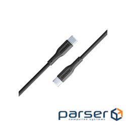Кабель Promate xCord-CC USB Type-C - USB Type-C (M/M), 1 м , Black (xcord-cc.black)