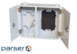 Оптобокс комутаційний VAGOS G-16-32 355х305x95, дводверний, 6 кабельних вводів (сплайс-касе (034131) (034131)