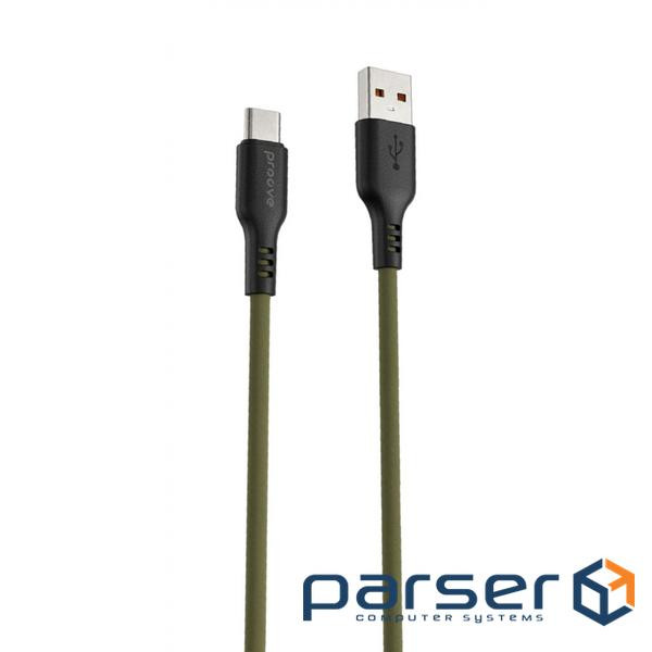 Кабель Proove Rebirth Type-C 2.4A (1m) green (CCRE60001211)