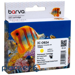Картридж Barva Epson T0924/T1084 (C13T10844A10) 490ст , yellow (IC-0924)